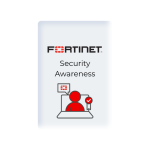 Fortinet Security Awareness Service 5 Year Subscription, including FortiCare Premium for 10,000 users. SKU: FC5-10-IASVC-525-02-60. Provides comprehensive infosec training modules.