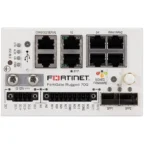 Imagen del FortiGate Rugged-70G, un dispositivo de firewall con soporte FortiCare Premium y FortiGuard UTP por 36 meses, SKU FGR-70G-BDL-950-36