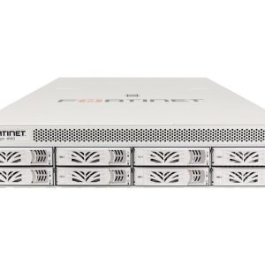Fortinet FortiManager-410G Centralized management appliance con 4 puertos GE RJ45, 2 puertos SFP, 32 TB de almacenamiento autocifrado y soporte hasta 150 dispositivos Fortinet o dominios virtuales. SKU FMG-410G.
