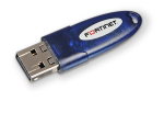 Fortinet FortiToken 310, 100 tokens USB para certificado PKI y software cliente con licencia perpetua. SKU: FTK-310-100