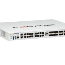 Fortinet FortiWeb-600F with 4 x 10/100/1000 RJ45 ports, 2 x SFP GbE ports, 480GB SSD storage, Hardware SSL, and dual AC power supplies. SKU: FWB-600F