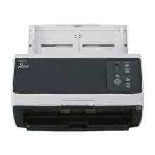 Escáner Ricoh FI-8150 con alimentador automático de documentos (ADF) y alimentación manual, resolución de 600 x 600 DPI, para A4 en color negro y gris. SKU PA03810-B101.