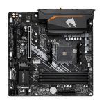 GIGABYTE B550M AORUS ELITE AX Placa base compatible con AMD Ryzen 5000, VRM de 5+3 fases, hasta 4733 MHz DDR4, PCIe 4.0 y 3.0, LAN 1GbE, USB 3.2 Gen 1, y Wi-Fi 6E, SKU B550M AORUS ELITE AX