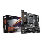 GIGABYTE B550M AORUS ELIITE, placa base con procesadores AMD Ryzen 5000, VRM de 5+3 fases, hasta 4733 MHz DDR4, PCIe 4.0 y 3.0 M.2, LAN 1GbE y USB 3.2 Gen 1. SKU: B550M AORUS ELITE