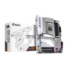 Imagen de la placa base GIGABYTE B650E AORUS ELITE X AX Ice compatible con AMD Ryzen serie 9000, VRM de 12+2+2 fases y hasta 8000 MHz DDR5 OC, SKU: B650E A ELITE X ICE