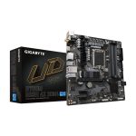 GIGABYTE B760M DS3H AX DDR4 placa base compatible con CPUs Intel Core de 14ª generación, VRM digital de 6+2+1 fases, soporta DDR4 hasta 5333MHz (OC), posee 2 ranuras PCIe 4.0 M.2, Wi-Fi 6E, LAN de 2.5GbE y puertos USB 3.2 Gen2, SKU: B760M DS3H AX DDR4