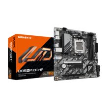 GIGABYTE B850M D3HP Placa Base con procesadores AMD Ryzen Serie 9000, 5+2+2 fases VRM digitales, hasta 8200MHz DDR5 (OC), 1xPCIe 5.0 y 1xPCIe 4.0 M.2, LAN GbE, USB 3.2 Gen 2, SKU B850M D3HP