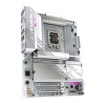 GIGABYTE B860 AORUS ELITE WIFI7 ICE Placa base con VRM de 14+1+2+1 fases, compatible con CPUs Intel Core Ultra, hasta 9200MHz DDR5, 1 PCIe 5.0 y 2 PCIe 4.0 M.2, LAN 2.5 GbE, y USB 4, SKU B860 A ELITE WF7 ICE