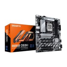 GIGABYTE B860 DS3H Placa base compatible con CPUs Intel Core Ultra, VRM de 8+1+2+2 fases, soporta hasta 9066MHz DDR5, 1xPCIe 5.0, 1xPCIe 4.0 M.2, LAN 2,5 GbE, USB 3.2 Gen 2x2, SKU B860 DS3H