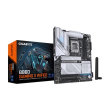 Imagen de la placa base GIGABYTE B860 GAMING X WIFI6E para CPUs Intel Core Ultra con VRM de 12+1+2+1 fases, hasta 9066MHz DDR5, SKU B860 GAMING X WIFI6E
