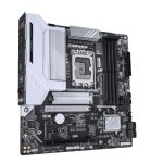 Imagen de la placa base Gigabyte B860M Gaming X WIFI6E con VRM de 8+1+2+2 fases, soporte para CPUs Intel Core Ultra, hasta 9200MHz DDR5, 1 PCIe 5.0, 1 PCIe 4.0 M.2, LAN 2,5 GbE y WIFI 6E. SKU B860M GAMING X WIFI6E.