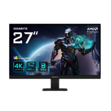 Imagen del monitor de juegos GIGABYTE GS27U con resolución UHD 3840 x 2160, frecuencia de actualización 160Hz, tiempo de respuesta 1ms y brillo 350 cd/m² (SKU: GS27U)