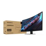 Imagen de la pantalla para PC GIGABYTE GS32QCA de 31.5 pulgadas con resolución Quad HD de 2560 x 1440 píxeles en color negro. SKU: GS32QCA.