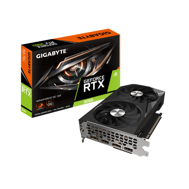 GIGABYTE GeForce RTX 3060 WINDFORCE OC 12G (rev. 2.0) NVIDIA 12 GB GDDR6 4 Experiencia de usuario con la RTX 3060