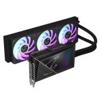 Tarjeta gráfica GIGABYTE AORUS GeForce RTX 5080 XTREME WATERFORCE 16GB GDDR7, PCI-E 5.0, 2805MHz Core Clock con SKU GV-N5080AORUSX W-16GD