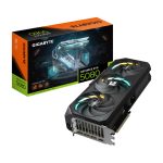 Imagen de la tarjeta gráfica GIGABYTE GeForce RTX 5080 GAMING OC 16G con 16GB GDDR7, 256 bits, PCI-E 5.0, 2730MHz Core Clock, 3 x DisplayPort y 1 x HDMI. SKU: GV-N5080GAMING OC-16GD.