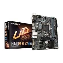 GIGABYTE H410M H V2, placa base compatible con Intel Core 10th CPUs, DDR4 hasta 2933MHz, PCIe 3.0 M.2, GbE LAN, USB 3.2 Gen 1, SKU H410M H V2