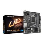 Placa base GIGABYTE H610M H V3 DDR4 compatible con procesadores Intel Core 14th CPUs, 4+1+1 Hybrid Phases Digital VRM, hasta 3200MHz DDR4, 1xPCIe 3.0 M.2, GbE LAN, USB 3.2 Gen 1, SKU H610M H V3 DDR4