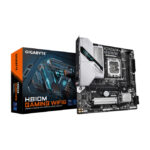 GIGABYTE H810M GAMING WIFI6 Placa base compatible con procesadores Intel Core Ultra Serie 2, VRM de 4+1+2 fases, soporta hasta 6400 MHz DDR5, 1xPCIe 4.0 M.2, LAN 2.5GbE, WIFI 6 y USB 3.2 Gen 1. SKU: H810M GAMING WIFI6