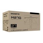 Monitor para PC GIGABYTE M27Q de 27 pulgadas, resolución 2560 x 1440 Pixeles Quad HD, tecnología LED, en color negro. SKU: M27Q