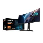 Monitor curvo OLED WQHD de 34 pulgadas de GIGABYTE con una resolución de 3440 x 1440, frecuencia de 175Hz, tiempo de respuesta de 0.03ms y compatible con FreeSync Premium Pro. SKU: MO34WQC