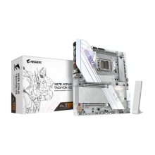 GIGABYTE X870 AORUS TACHYON ICE Placa Base compatible con procesadores AMD Ryzen 9000, VRM digital de 18+2+2 fases, DDR5 hasta 9600 MHz, PCIe 5.0, Wi-Fi 7, LAN 5 GbE, USB 4 - SKU: X870 A TACHYON ICE