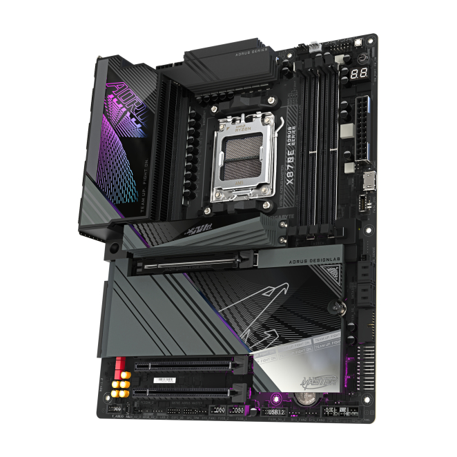 GIGABYTE X870E AORUS MASTER Placa Base - Compatible con CPUs AMD Ryzen 9000, 16+2+2 fases VRM digitales, hasta 8600MHz DDR5 (OC), 3xPCIe 5.0 + 1xPCIe 4.0, Wi-Fi 7, LAN 5GbE, USB 4 4 GIGABYTE X870E AORUS MASTER Experiencia de usuario
