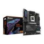 Placa base GIGABYTE X870E AORUS PRO, compatibilidad con CPUs AMD Ryzen 9000, 16+2+2 fases VRM digitales, soporte DDR5 hasta 8000MHz OC, 3x PCIe 5.0, 1x PCIe 4.0, Wi-Fi 7, LAN 2.5GbE, USB 4. SKU: X870E AORUS PRO