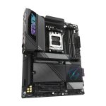 Placa base GIGABYTE X870E AORUS PRO, compatibilidad con CPUs AMD Ryzen 9000, 16+2+2 fases VRM digitales, soporte DDR5 hasta 8000MHz OC, 3x PCIe 5.0, 1x PCIe 4.0, Wi-Fi 7, LAN 2.5GbE, USB 4. SKU: X870E AORUS PRO