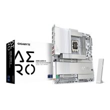 GIGABYTE Z890 AERO D Placa Base con CPUs Intel Core Ultra, VRM de 16+1+2 fases, hasta 9500MHz DDR5 OC, PCIe 5.0 M.2, Wi-Fi 7, Thunderbolt 5. SKU Z890 AERO D