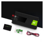 Green Cell INV15 adaptador e inversor de corriente de 3000 W para Auto en color Negro. SKU: INV15