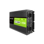 Green Cell PowerInverter LCD 12V 2000W/4000W, automotive inverter with clean sine wave and display, black. SKU: INVGC12P2000LCD