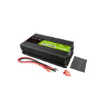 Green Cell Przetwornica napicia PowerInverter LCD 24V 3000W/60000W, Przetwornica samochodowa z wywietlaczem, inversor de corriente Auto negro - SKU: INVGC24P3000LCD