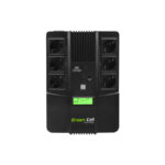 Imagen del Green Cell UPS06, un sistema de alimentación ininterrumpida (UPS) de línea interactiva con capacidad de 0,999 kVA y 360 W, con 6 salidas AC. SKU: UPS06