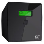 Green Cell UPS08 sistema de alimentación ininterrumpida (UPS) línea interactiva con 1,999 kVA y 700 W potencia, 4 salidas AC, SKU UPS08