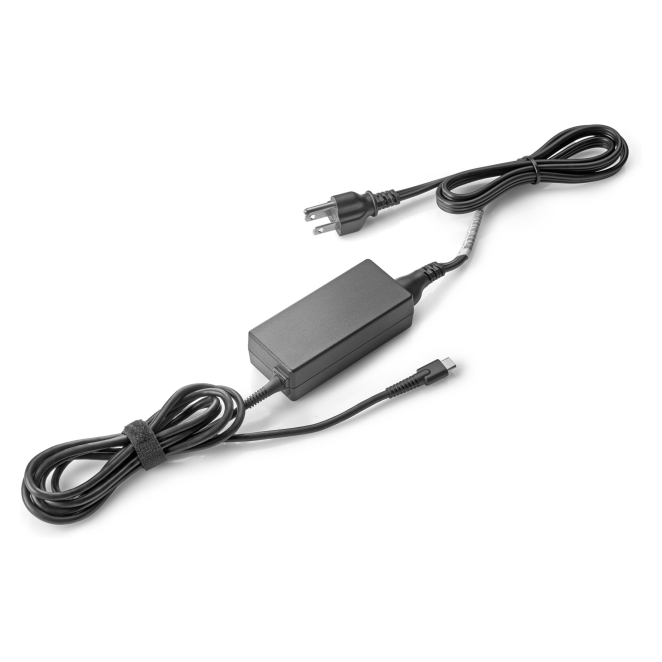 HP Adaptador de alimentación USB-C LC de 45 W 2 HP Adaptador de alimentación USB-C LC de 45 W cable de corriente