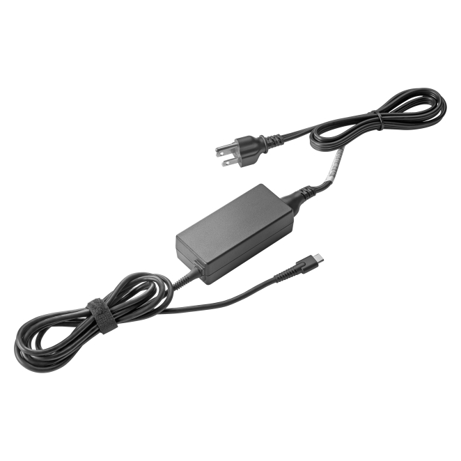 HP Adaptador de alimentación USB-C LC de 45 W 3 HP Adaptador de alimentación USB-C LC de 45 W compacto