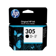 Cartucho de tinta HP Original 305 en color negro, ideal para impresoras HP, SKU 3YM61AE