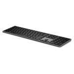 Teclado inalámbrico HP modelo dual 975 con diseño ergonómico y SKU 3Z726AA#ABB