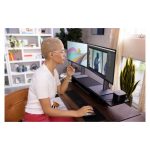 Teclado inalámbrico HP modelo dual 975 con diseño ergonómico y SKU 3Z726AA#ABB