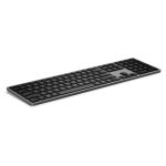 Teclado inalámbrico HP modelo dual 975 con diseño ergonómico y SKU 3Z726AA#ABB