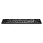 Teclado inalámbrico HP modelo dual 975 con diseño ergonómico y SKU 3Z726AA#ABB