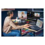 Teclado inalámbrico HP modelo dual 975 con diseño ergonómico y SKU 3Z726AA#ABB