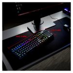 Teclado mecánico gaming HyperX Alloy Origins con switches HX Red y distribución de EE. UU., SKU 4P4F6AA#ABA