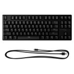 Teclado mecánico gaming HyperX Alloy Origins con switches HX Red y distribución de EE. UU., SKU 4P4F6AA#ABA