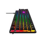 Teclado mecánico gaming HyperX Alloy Origins con switches HX Red y distribución de EE. UU., SKU 4P4F6AA#ABA