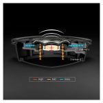 Auriculares inalámbricos HyperX Cloud Alpha en color negro y rojo, ideales para gaming con sonido envolvente. SKU 4P5D4AA.