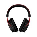 Auriculares inalámbricos HyperX Cloud Alpha en color negro y rojo, ideales para gaming con sonido envolvente. SKU 4P5D4AA.