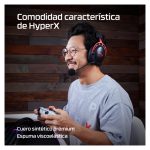 Auriculares inalámbricos HyperX Cloud Alpha en color negro y rojo, ideales para gaming con sonido envolvente. SKU 4P5D4AA.