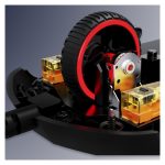 Ratón gaming HyperX Pulsefire Haste coloreado en negro y rojo, con diseño ultra ligero y ergonómico. SKU: 4P5E3AA